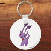 Aisha Paars Sleutelhanger (Voorkant)