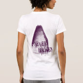 Aisha Raine's Nooit gebroken Paars T-shirt (Achterkant)