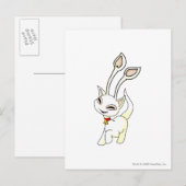 Aisha White Briefkaart (Voorkant / Achterkant)