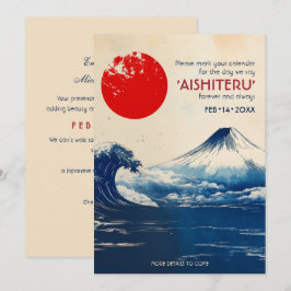 AISHITERU - Japanse harmonie met Fuji Save The Date