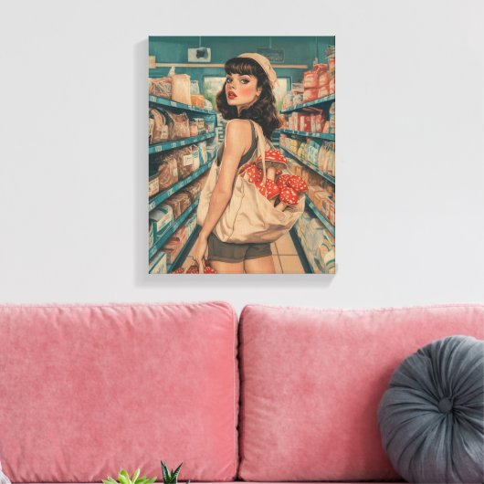 Aisle of Curiosities Canvas Afdruk (Insitu (Woonkamer))