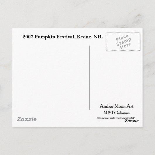 Aisle Seven Briefkaart (Achterkant)