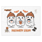 aison Halloween – fantômes café mignons Tafelkleed (Voorkant (Horizontaal))