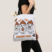 aison Halloween – fantômes café mignons Tote Bag (Dichtbij)