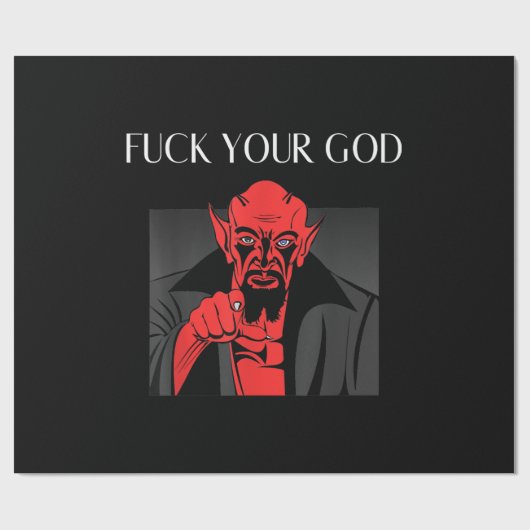 Aist Goat Satan Baphomet GIft Cadeaupapier (Vlak)