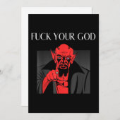 Aist Goat Satan Baphomet GIft Feestdagenkaart (Voorkant / Achterkant)