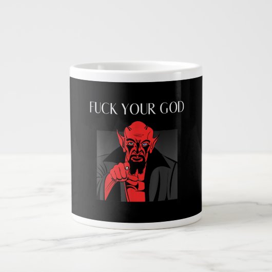 Aist Goat Satan Baphomet GIft Grote Koffiekop (Voorkant)