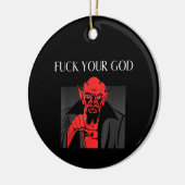 Aist Goat Satan Baphomet GIft Keramisch Ornament (Links)