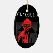Aist Goat Satan Baphomet GIft Keramisch Ornament (Rechts)