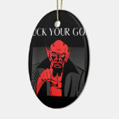 Aist Goat Satan Baphomet GIft Keramisch Ornament (Links)