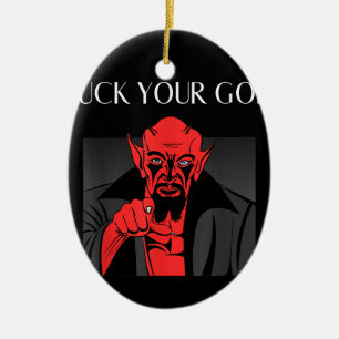 Aist Goat Satan Baphomet GIft Keramisch Ornament
