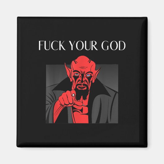 Aist Goat Satan Baphomet GIft Magneet (Voorkant)