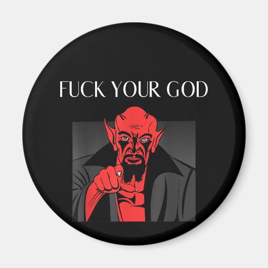 Aist Goat Satan Baphomet GIft Magneet (Voorkant)
