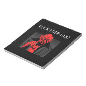 Aist Goat Satan Baphomet GIft Notitieblok (Linkerzijde)