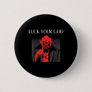 Aist Goat Satan Baphomet GIft Ronde Button 5,7 Cm