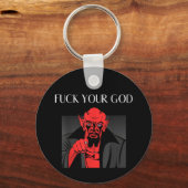Aist Goat Satan Baphomet GIft Sleutelhanger (Voorkant)