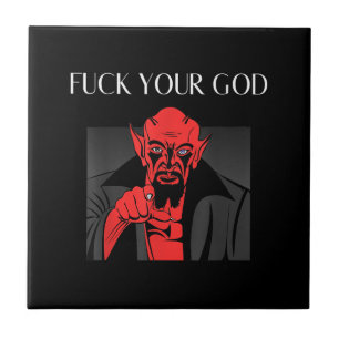 Aist Goat Satan Baphomet GIft Tegeltje