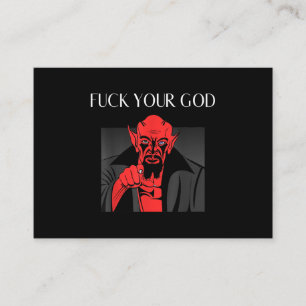 Aist Goat Satan Baphomet GIft Visitekaartje