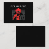 Aist Goat Satan Baphomet GIft Visitekaartje (Voorkant / Achterkant)