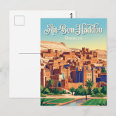 Aït-Ben-Haddou Marokko Briefkaart (Voorkant / Achterkant)