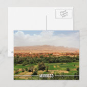 Ait BenHaddou Kasbah, Marokko Briefkaart (Voorkant / Achterkant)