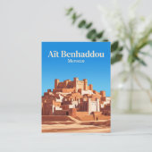 Aït Benhaddou Marokko Briefkaart (Staand voorkant)