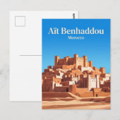 Aït Benhaddou Marokko Briefkaart (Voorkant / Achterkant)