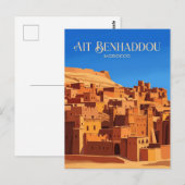 Aït Benhaddou Marokko Briefkaart (Voorkant / Achterkant)