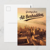 Aït Benhaddou Marokko Briefkaart (Voorkant / Achterkant)