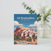 Aït Benhaddou Marokko Briefkaart (Staand voorkant)