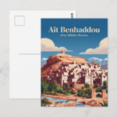 Aït Benhaddou Marokko Briefkaart (Voorkant / Achterkant)