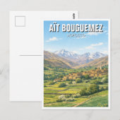 Aït Bouguemez Marokko Reizen Briefkaart (Voorkant / Achterkant)