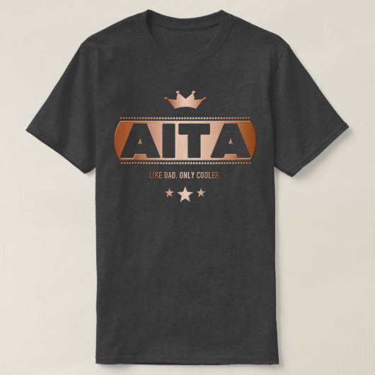 Aita Net als pa alleen koel T-shirt voor een Baski (Design voorkant)
