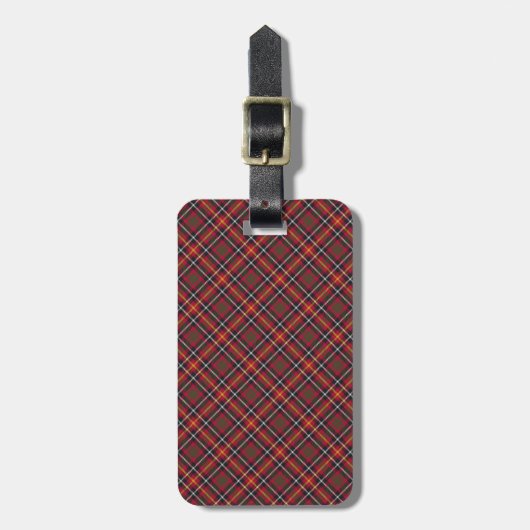 Aitken / Aikens Tartan Designed Print Bagagelabel (Voorkant verticaal)