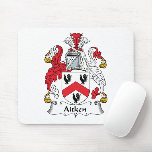 Aitken Family Crest Muismat (Met muis)
