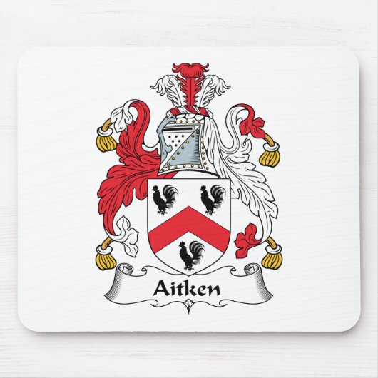 Aitken Family Crest Muismat (Voorkant)