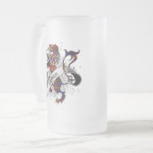 Aitken Tartan Lion Matglas Bierpul (Voorkant links)