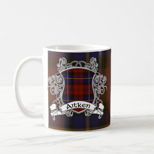 Aitken Tartan Shield Koffiemok (Links)