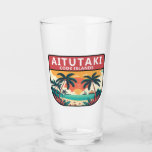 Aitutaki Cook Islands Retro Emblem Glas<br><div class="desc">Aitutaki-vectorkunstontwerp. Aitutaki is een van de Cookeilanden,  die zich in het zuidelijke deel van de Stille Oceaan bevinden. Het bestaat uit een hoofdeiland,  een turkooislagune en een omringend barrièrerif.</div>