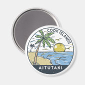 Aitutaki Cookeilanden  Magneet (Voorkant / Achterkant)