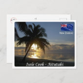 Aitutaki - Isole Cook - Nieuw-Zeeland - Briefkaart (Voorkant / Achterkant)