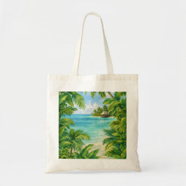 Aitutaki Tropisch Eiland Strandparadijs Tote Bag
