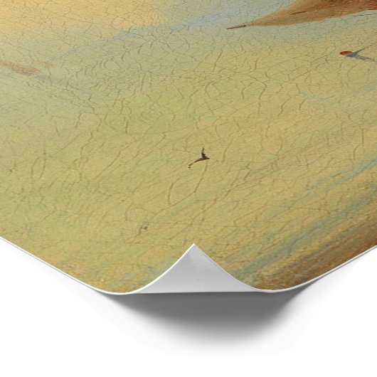 Aivazovsky - Barges voor de kust Poster (Hoek)