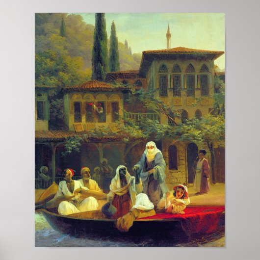 Aivazovsky - Boottocht in Constantinopel — 2 Poster (Voorkant)