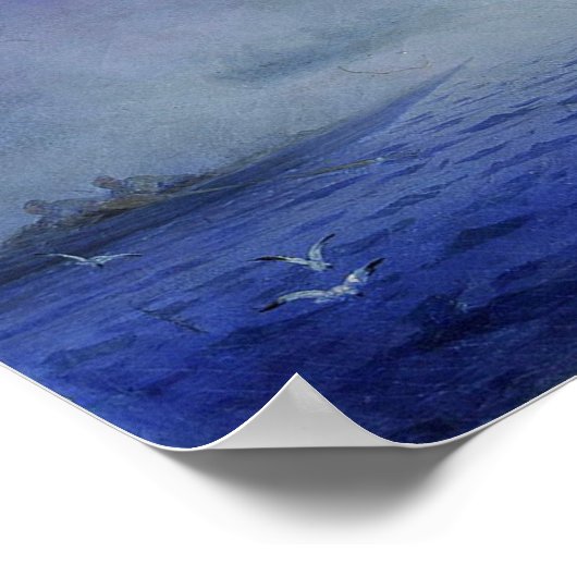 Aivazovsky - Constantinopel Mosque Poster (Hoek)