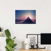 Aivazovsky - de grote piramide van Giza Poster (Thuiskantoor)