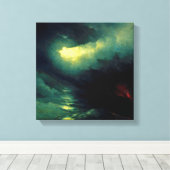 Aivazovsky - De schepping van de wereld Canvas Afdruk (Insitu (Houten vloer))