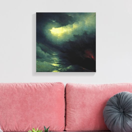 Aivazovsky - De schepping van de wereld Canvas Afdruk (Insitu (Woonkamer))