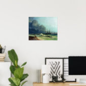 Aivazovsky - De zee voor de storm Poster (Thuiskantoor)