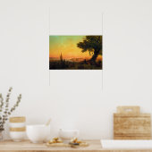 Aivazovsky - Gezicht op Constantinopel bij avond L Poster (Keuken)